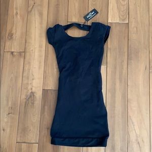 Vestry black bodycon mini dress